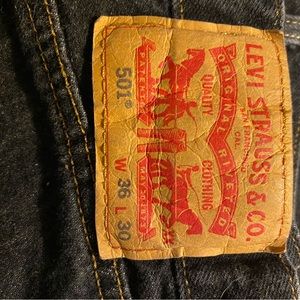 Levi’s 501 Black Jeans